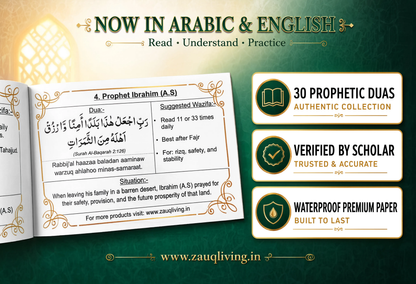 Duas of the Prophets - 30 Powerful Prophetic Duas